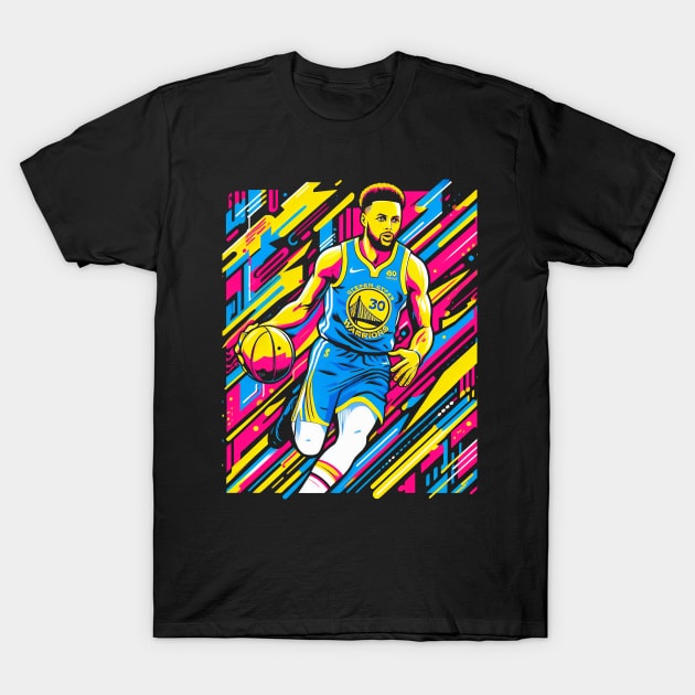 stephen curry colours T-Shirt by Oskyposters